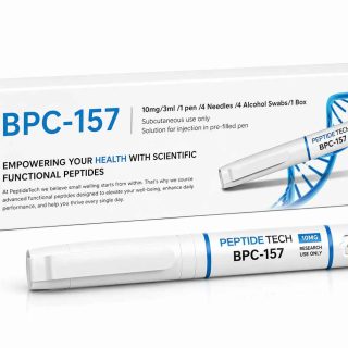 Peptide Tech BPC-157 10mg Pen for laboratory research and tissue study.