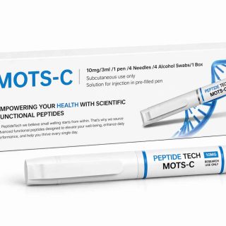 MOTS-c 10mg Pen product box and pen