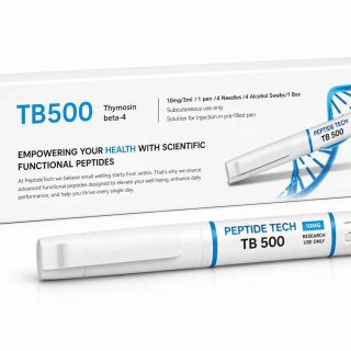 Peptide Tech TB-500 10mg Pen for research on tissue regeneration.