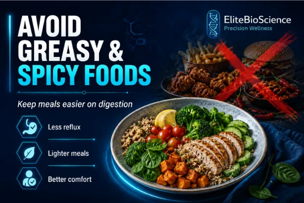 Retatrutide diet avoid greasy and spicy foods to keep meals easier on digestion